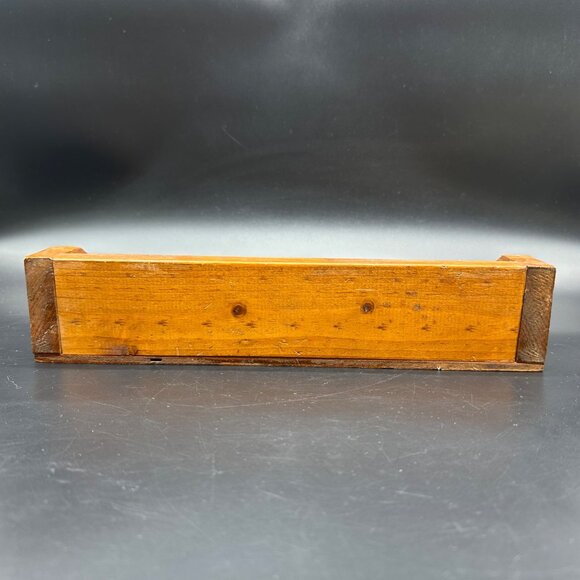 Vintage Wooden Wall Shelf Hanging Hand Painted Farm Daisy Rustic Handmade - Picture 6 of 14